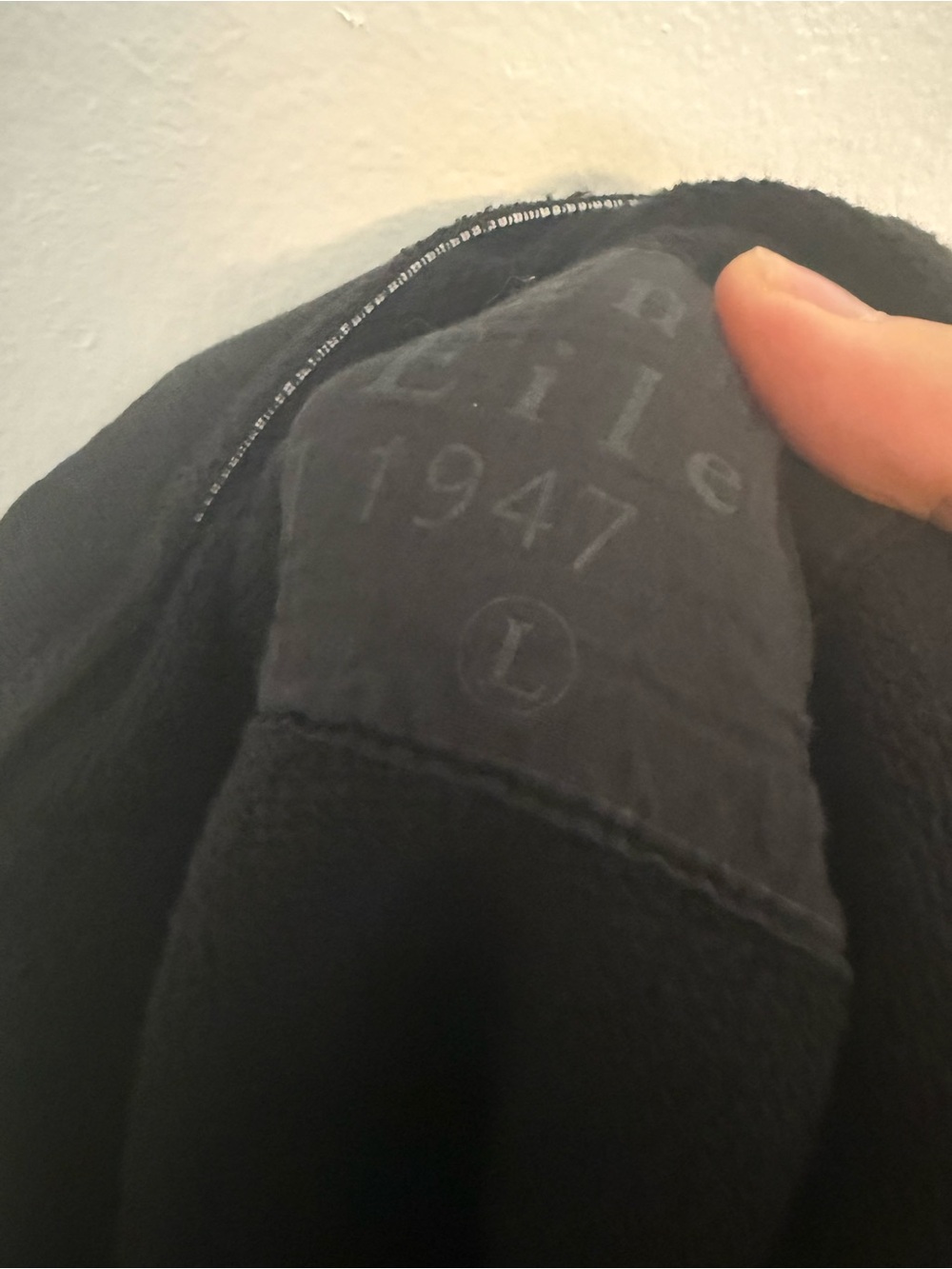Frank & Eileen Pants Eamon Joggers Triple Terry in Black - Picture 6 of 6